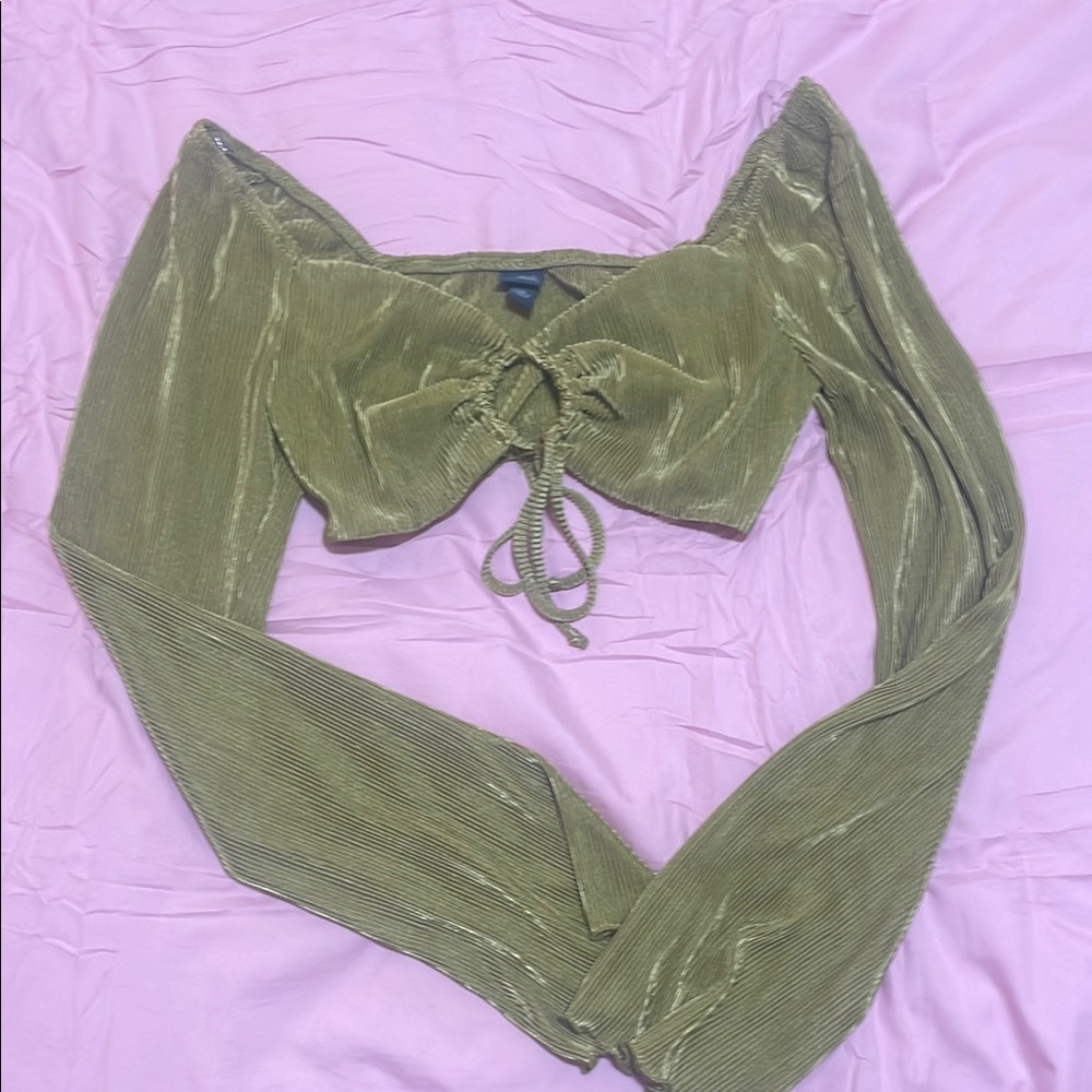 Olive Green Women's Top